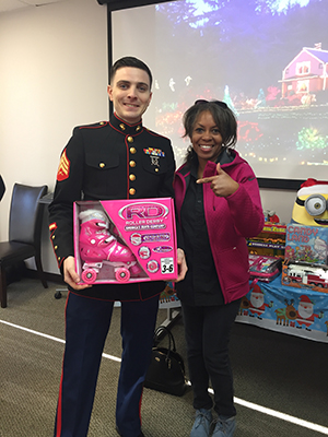 Toys for tots donation